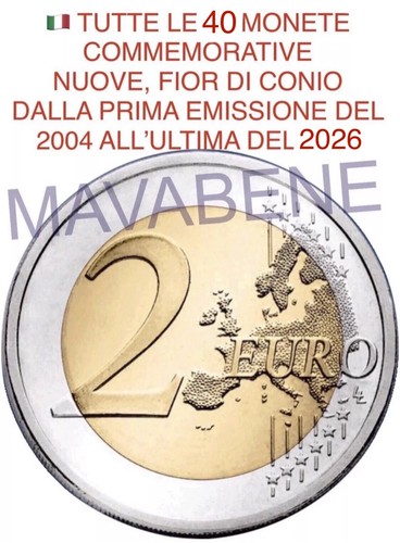 Tutte monete 2 euro - 40,